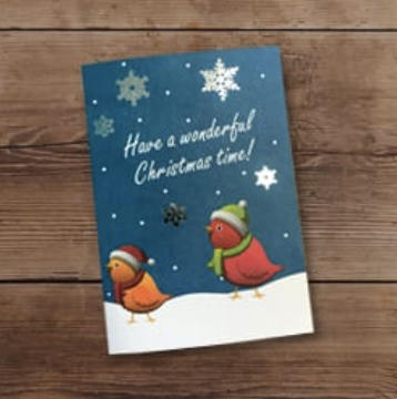 Foil Christmas Cards