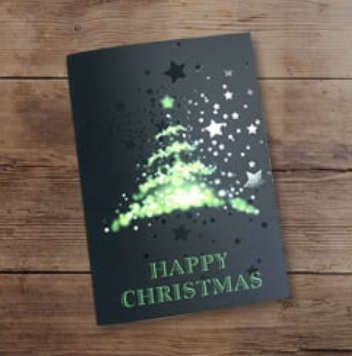 SpotUV Christmas Cards